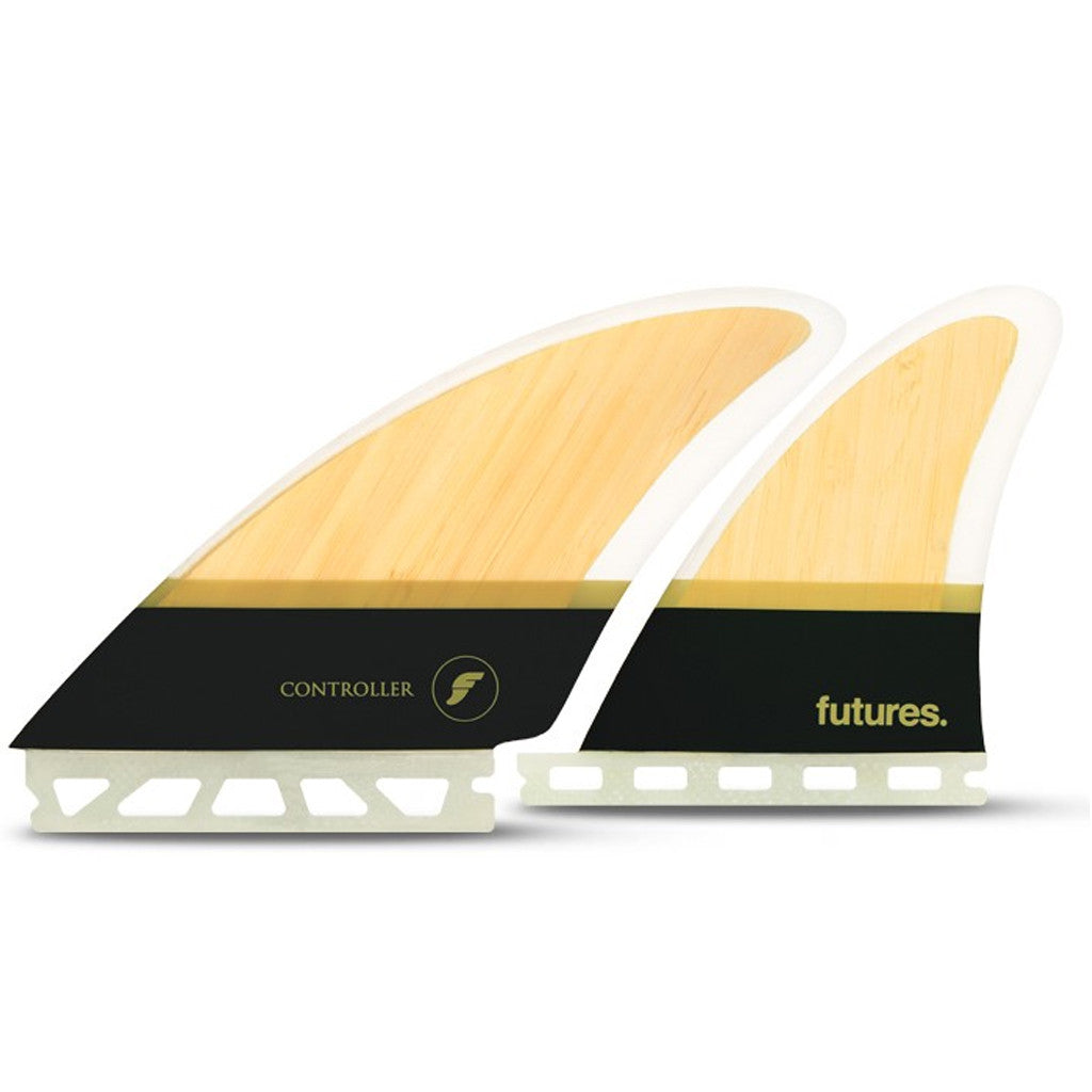 Futures Fins - Controller Fiberglass Quad Fin Set - Bamboo - Seaside Surf Shop 