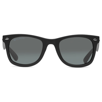 Dot Dash Plimsoul Sunglasses - Black Satin/Gray Polarized