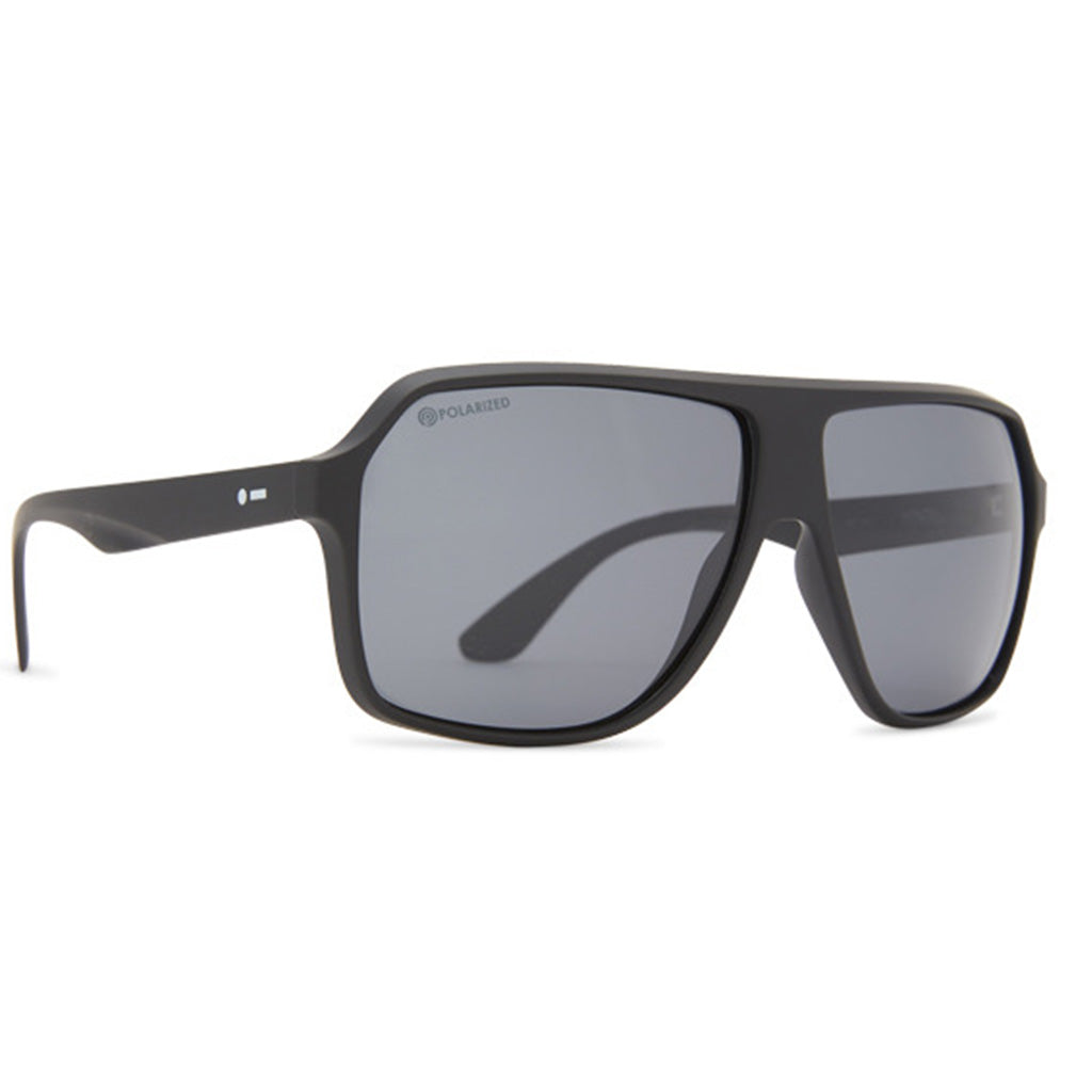 Dot Dash Sunglasses Hondo-Black Satin/Grey Polarized