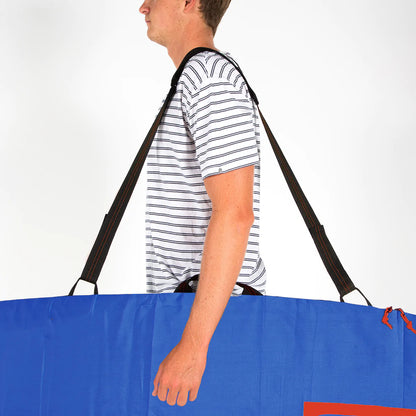 FCS Classic Padded Surfboard Bag - Fun Board - Blue/White