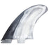 FCS II Mark Richards Twin + Stabilizer Fin Set - Black/White