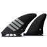 Futures Fins - Alpha Controller Quad - Carbon/Grey