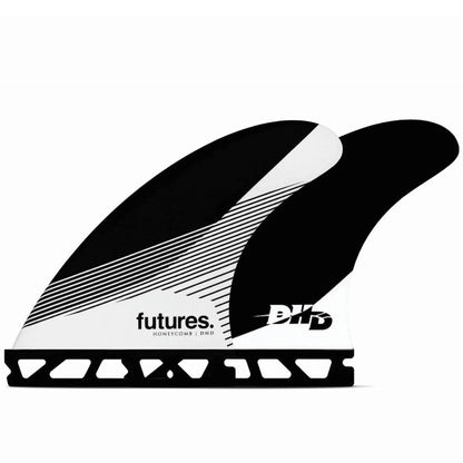 Futures Fins - DHD Medium HC Tri Fin - Black/White