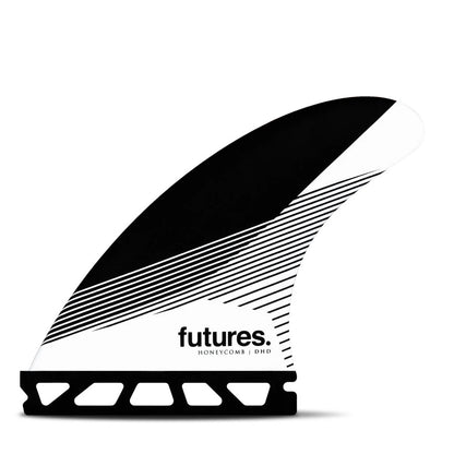 Futures Fins - DHD Medium HC Tri Fin - Black/White