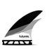 Futures Fins - DHD Medium HC Tri Fin - Black/White