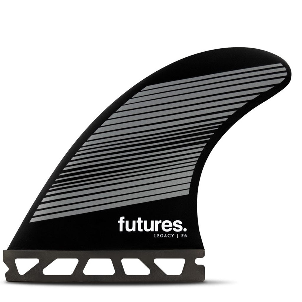 Futures Fins - F4 Legacy Tri Fin Set - Gray/Black