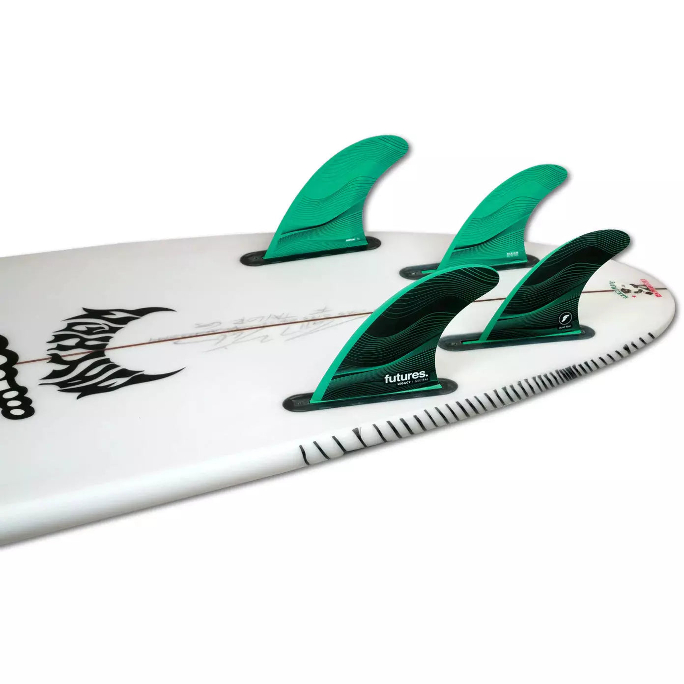 Futures Fins - F6 HC Medium 5 Fin Set - Green