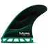 Futures Fins - F6 Legacy Neutral Medium Thruster Fin Set - Green