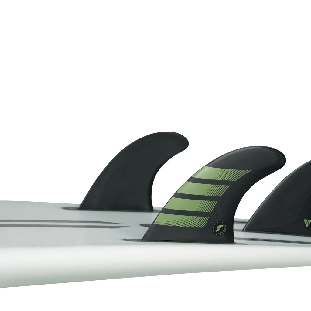 Futures Fins - F8 Alpha Tri-Fin Set - Carbon/Olive