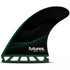 Futures Fins - F8 Legacy Neutral Large Thruster Fin Set - Green
