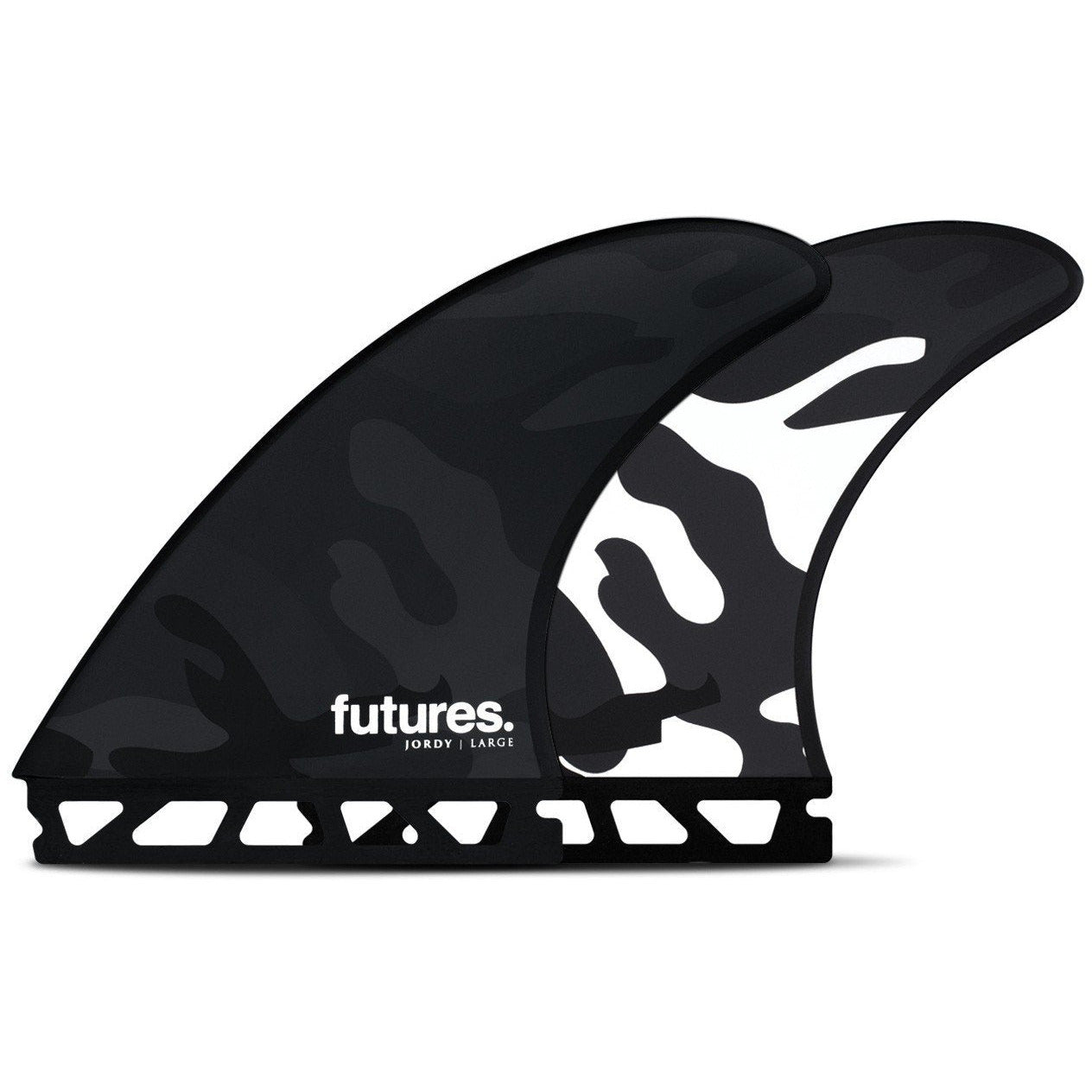 Futures Fins - Jordy Smith Signature (L) Honeycomb Tri-Fin Set Black Camo