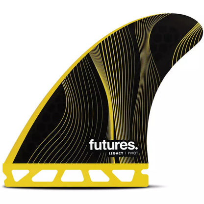 Futures Fins - P6 Legacy Pivot Thruster Medium Fin Set - Yellow