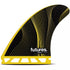 Futures Fins - P6 Legacy Pivot Thruster Medium Fin Set - Yellow