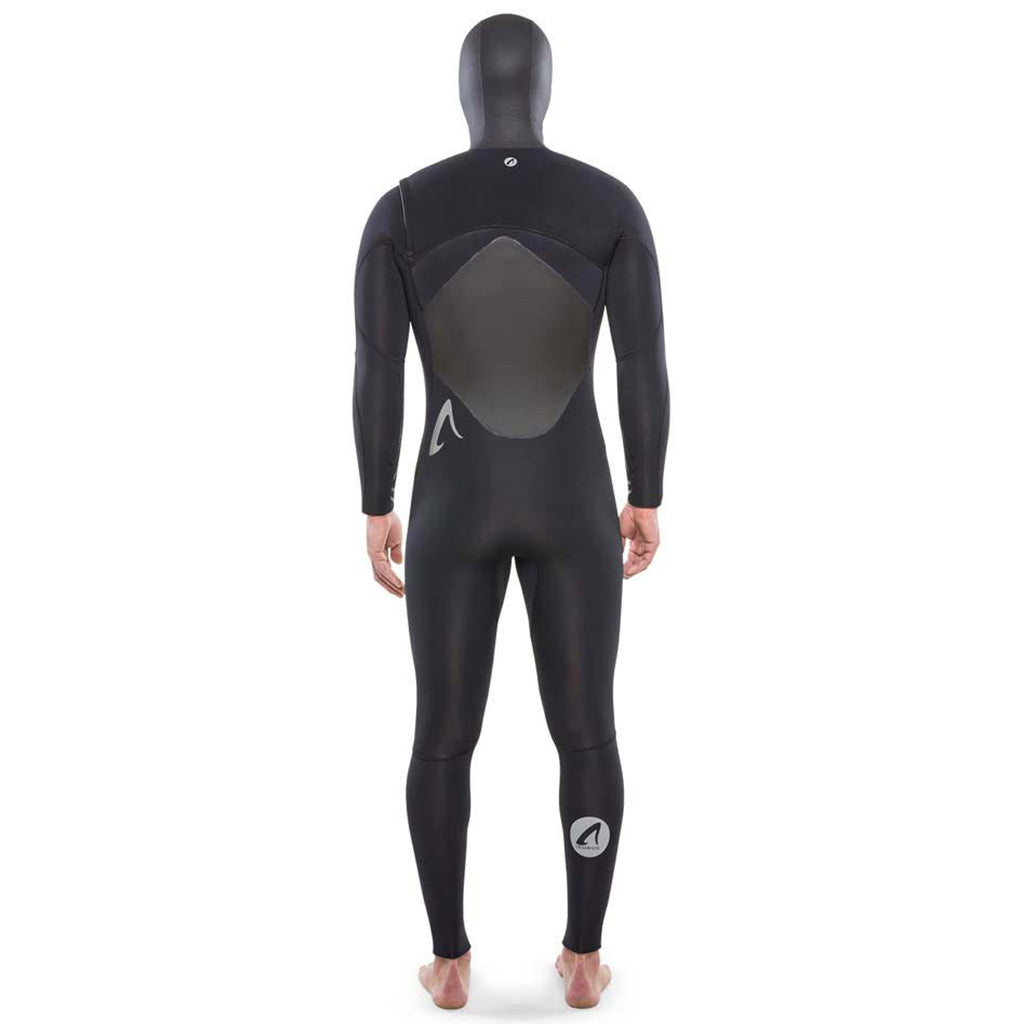 Isurus Ti-Alpha Mens 5/4mm Hooded Wetsuit - Black