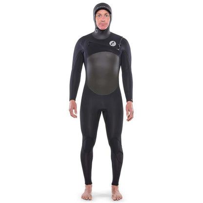 Isurus Ti-Alpha Mens 5/4mm Hooded Wetsuit - Black