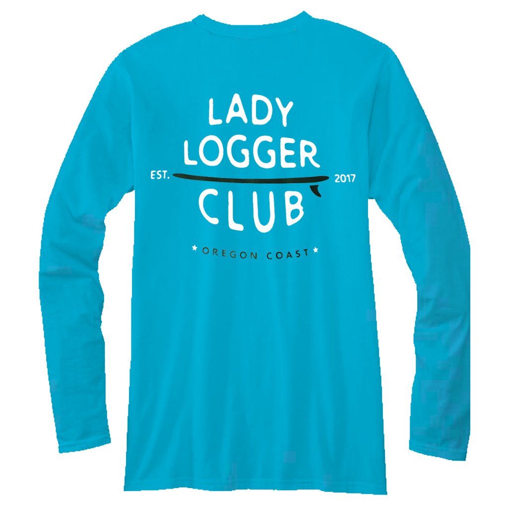 OSA Womens Lady Logger L/S  Tee - Blue Horizon - Seaside Surf Shop 
