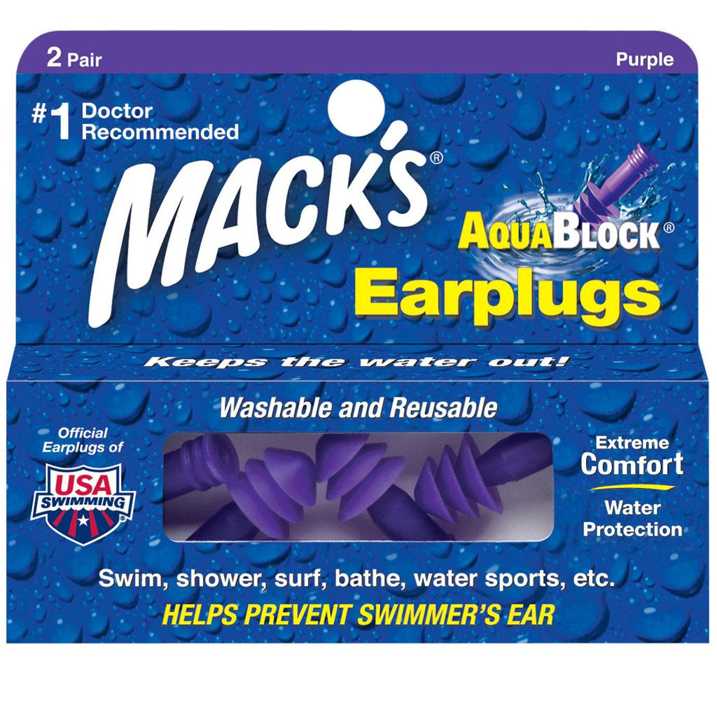 Macks Aquablock Ear Plugs - Seaside Surf Shop 