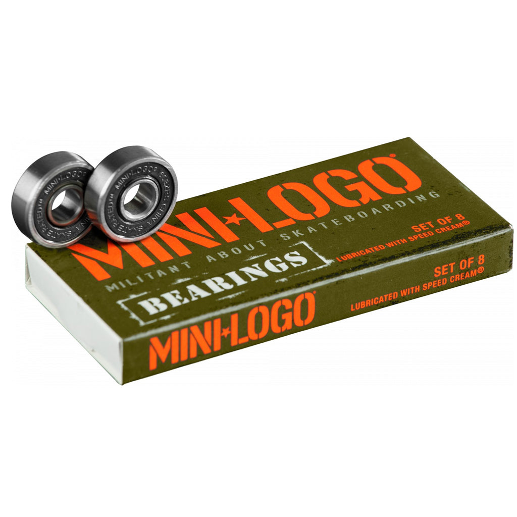 Mini Logo Series 3 Skateboard Bearings 8 Piece Set