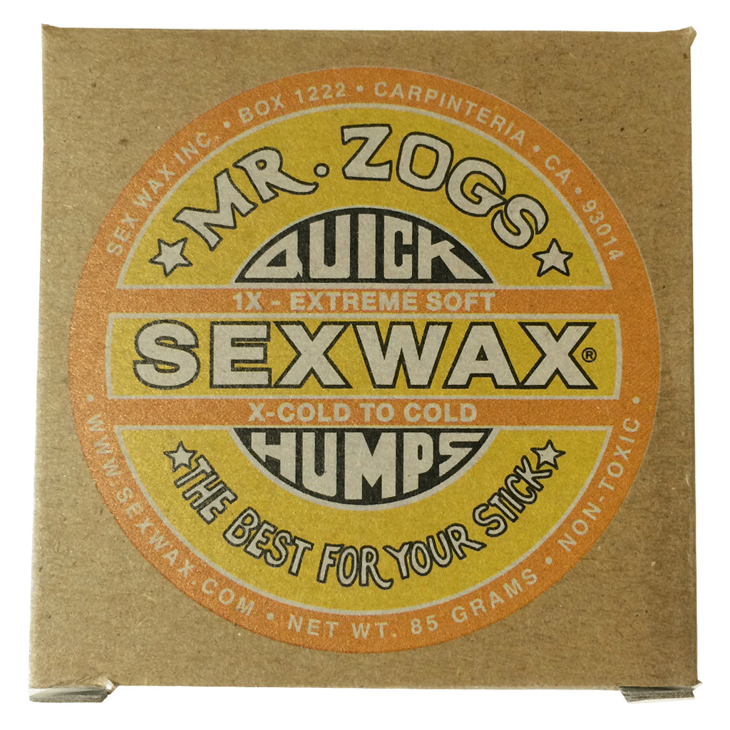 Mr. Zog's Sex Wax Quick Humps 1X-Extreme Soft Extra Cold-Cold Surfboard Wax