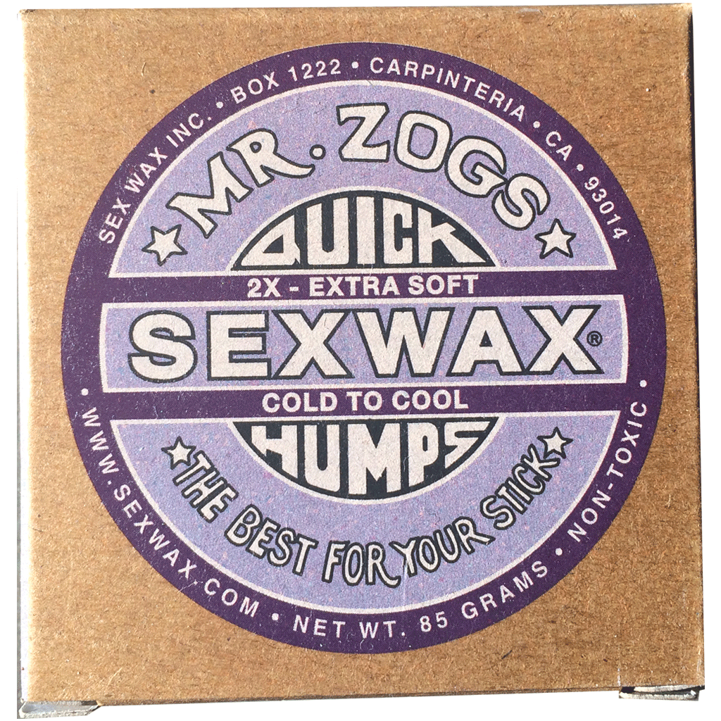 Mr. Zog's Sex Wax Quick Humps 2X-Extra Soft Cold-Cool Surfboard Wax