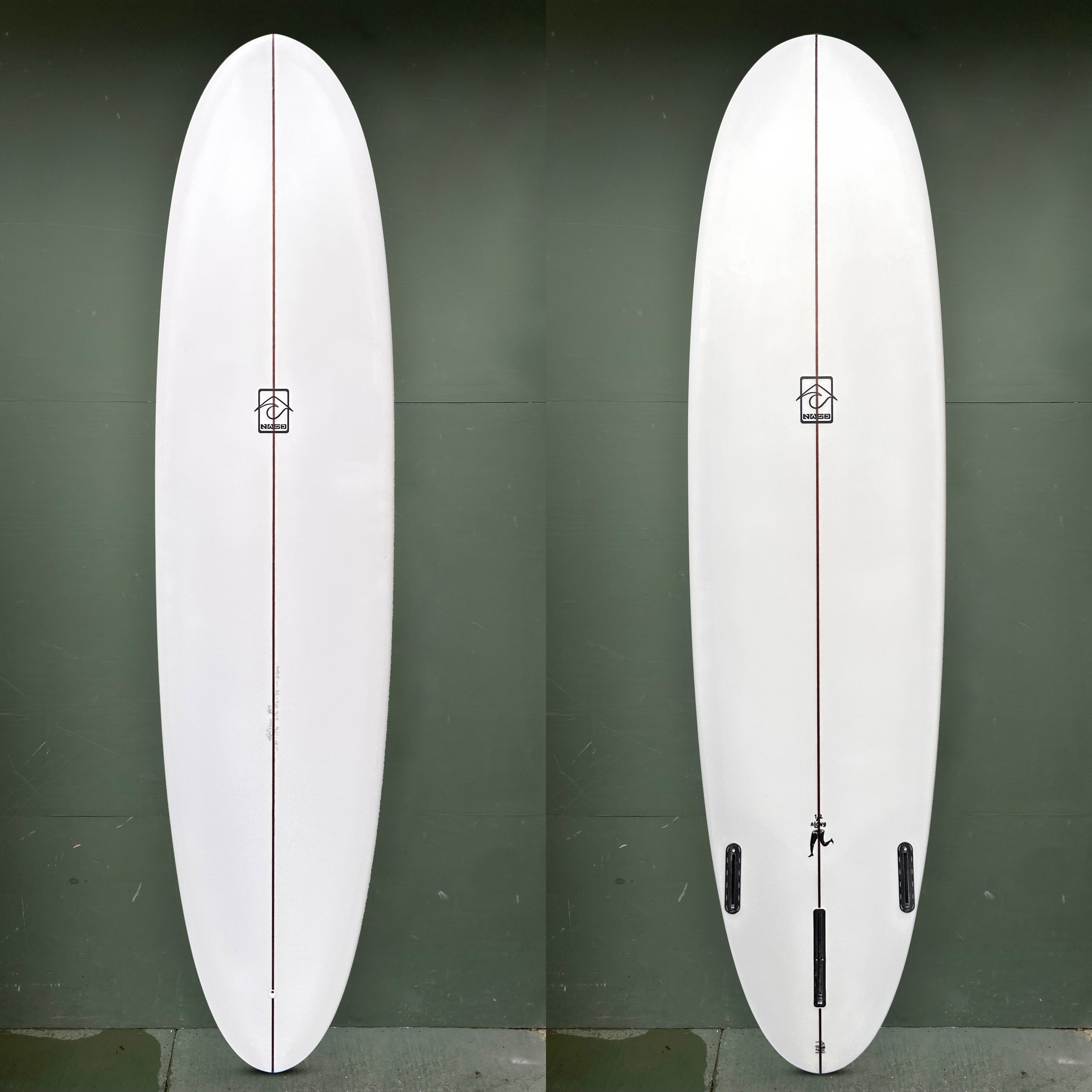 詳細ファンボードミッドレングス【程度良好】SOLID SURF BOARDS 7.6