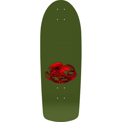 Powell Peralta Reissue OG Rat Bones Skateboard 10x30&quot; Deck - Olive/Green