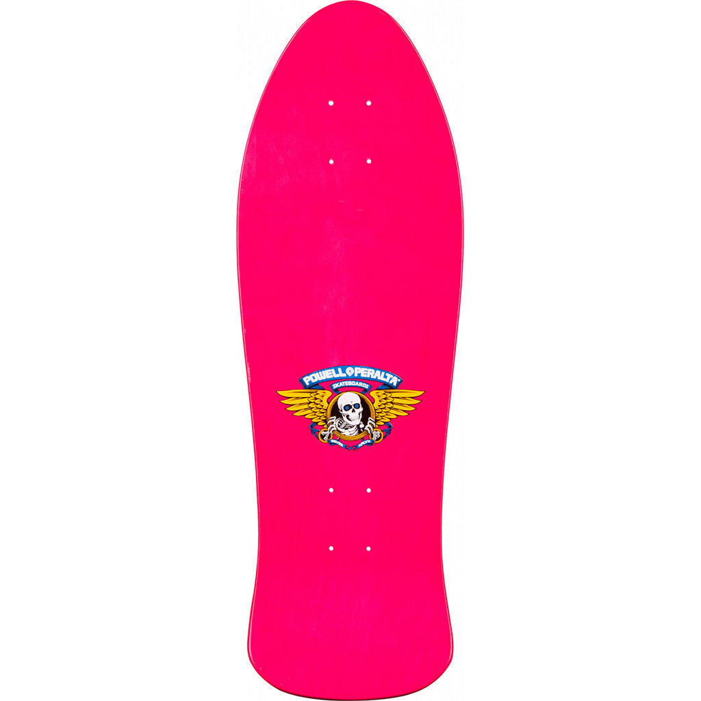 Powell Peralta Reissue Steve Saiz Totem Skateboard 10 x 30.81 Deck - Pink