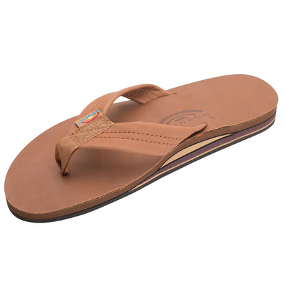 Rainbow Sandals Mens Classic Leather Double  - Tan/Brown - Seaside Surf Shop 