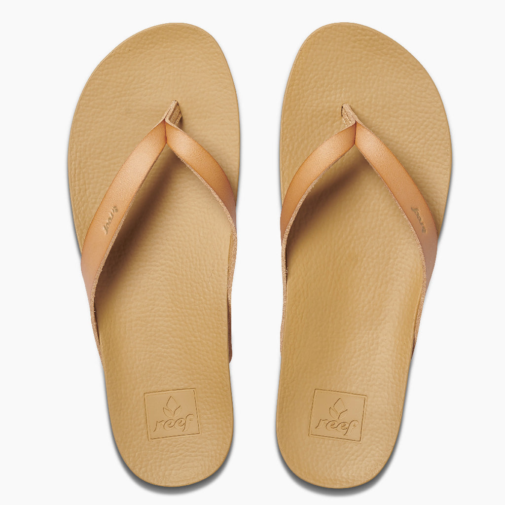 Reef Womens Cushion Court Sandals Natural