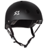 S1 Lifer Skate Helmet Black Matte Black Straps - 2X Large