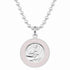 Saint Christopher Medium Medal - Silver/Petal
