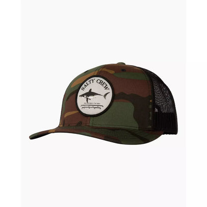 Salty Crew Bruce Retro Trucker Hat - Camo