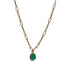 Sarah McAllister Jewelry - Faceted Necklace - Green Onyx