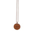 Sarah McAllister Jewelry - Hand Stamped Love 18" Necklace - Rose Gold Plated/Sterling Silver