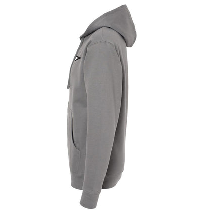 Seaside Surf Shop Mens Vintage Logo Zip Hoody - Charcoal Grey/Black