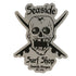 Seaside Surf Shop - Skull Crossbones - 4” x 3" White