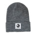 Seaside Surf Shop Wave Patch Logo Beanie - Heather Grey