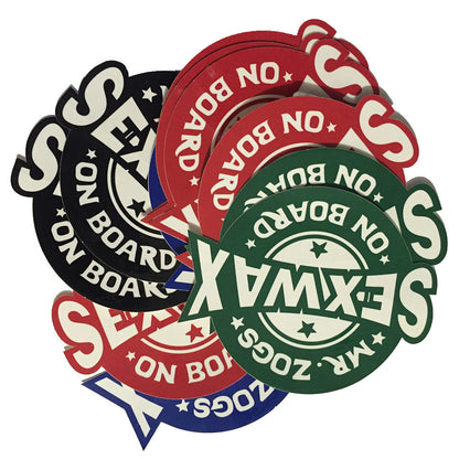 Sex Wax Onboard Stickers