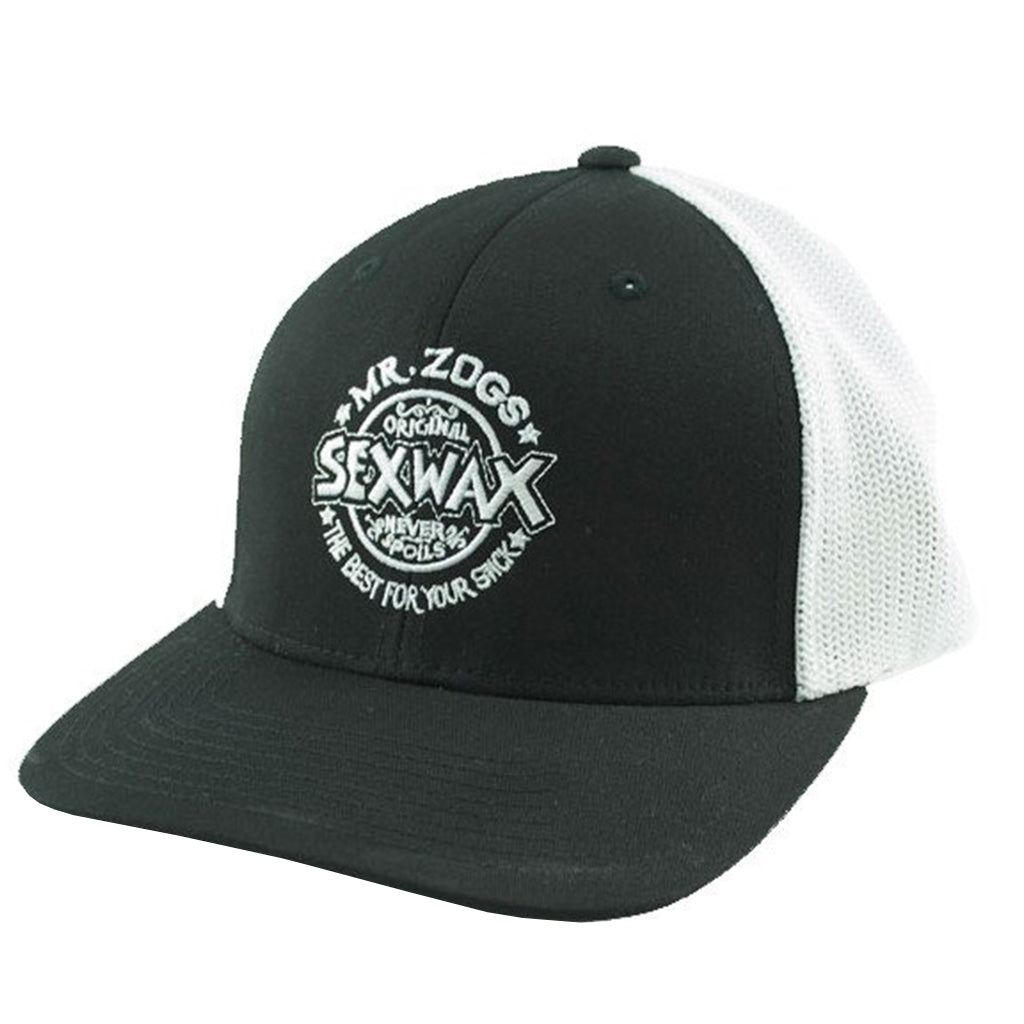 Mr. Zog\'s Sex Wax Classic Logo Flexfit Mesh Back Trucker Hat