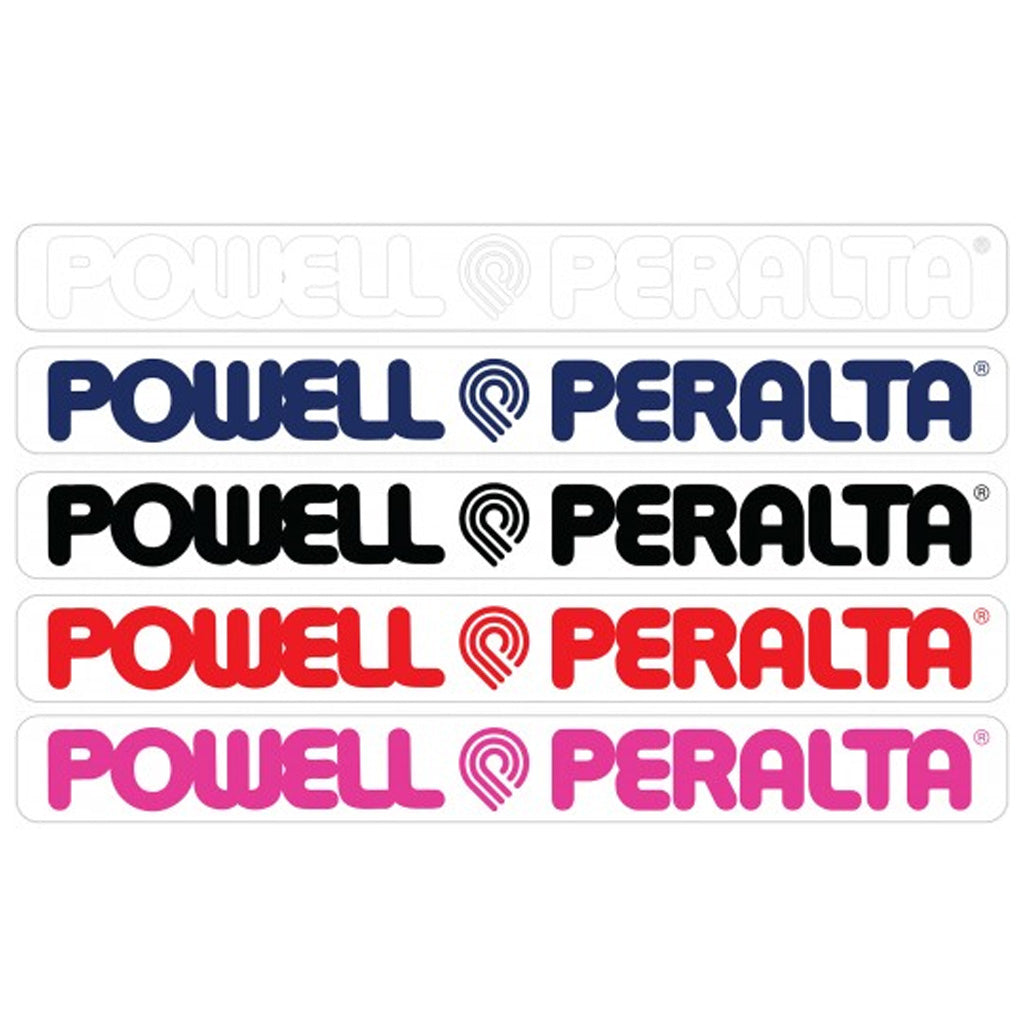 Powell Peralta Powell &amp; Peralta Horizontal Sticker - Seaside Surf Shop 