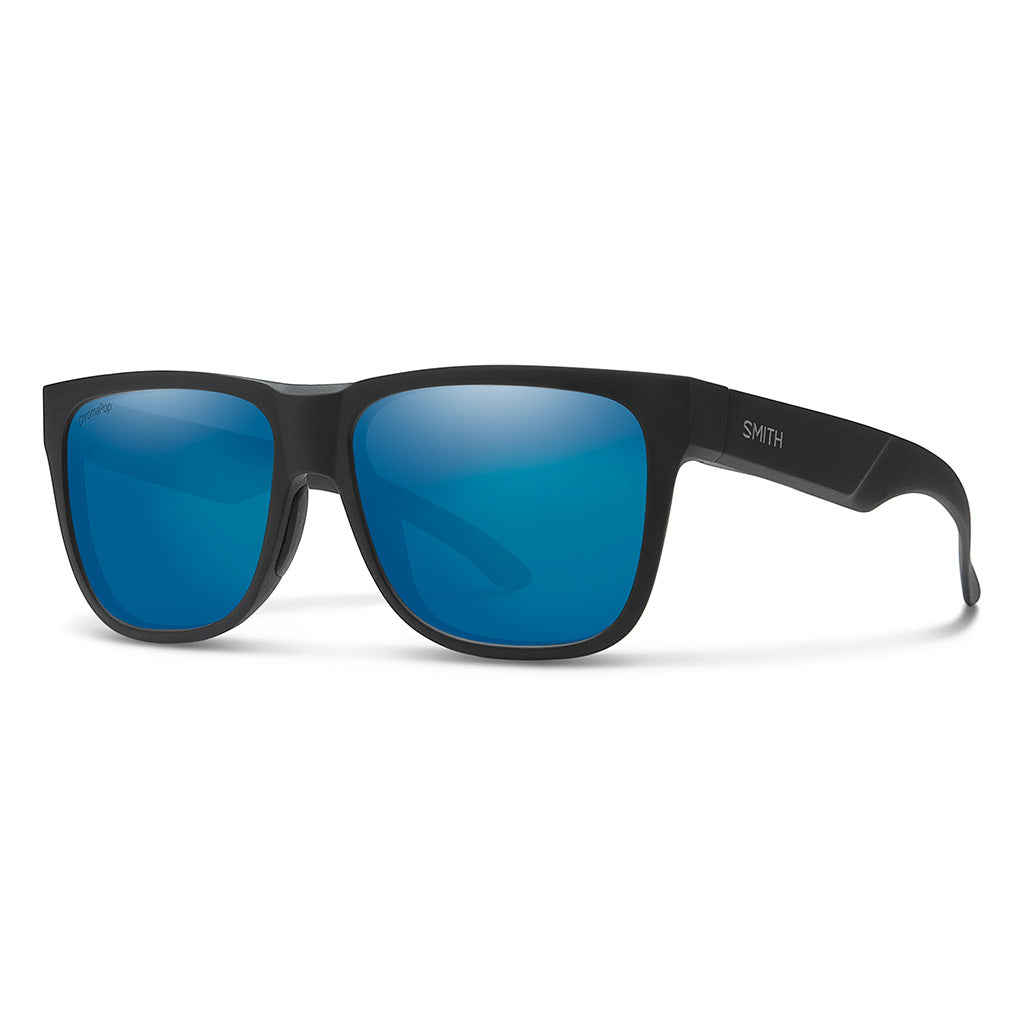 Smith Optics: Lowdown 2 | Matte Black ChromaPop Polarized Blue Mirror