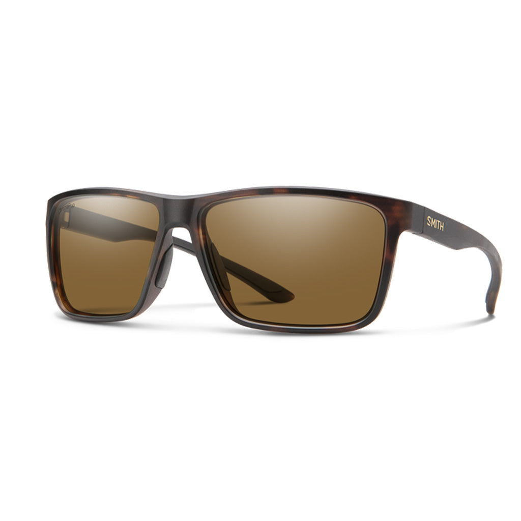 Smith Optics Riptide Sunglasses in Matte Tortoise with Chromapop Polarized Gray Green Lens