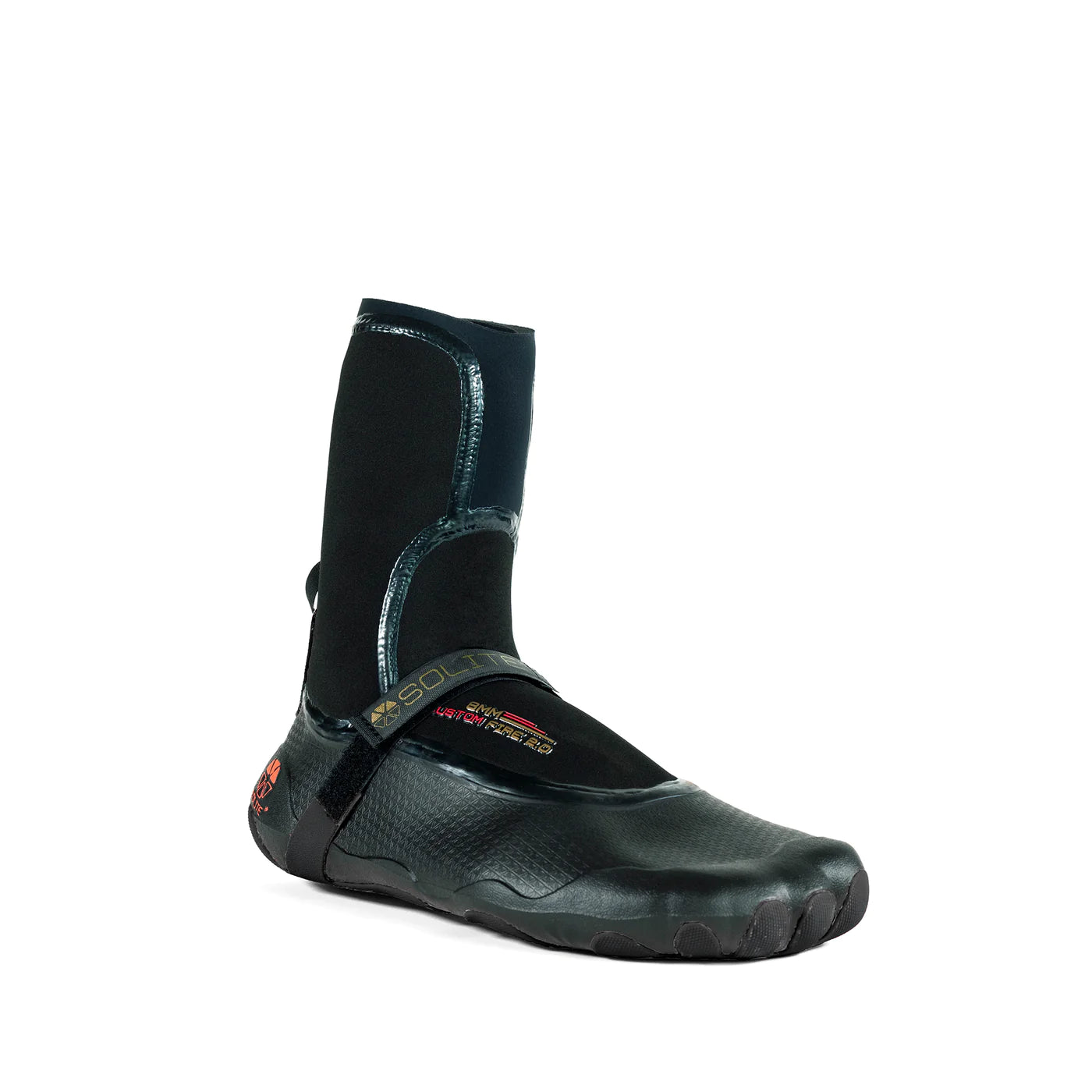 Solite Boots 8mm Custom Fire 2.0 Boot - 2024 Black/Red
