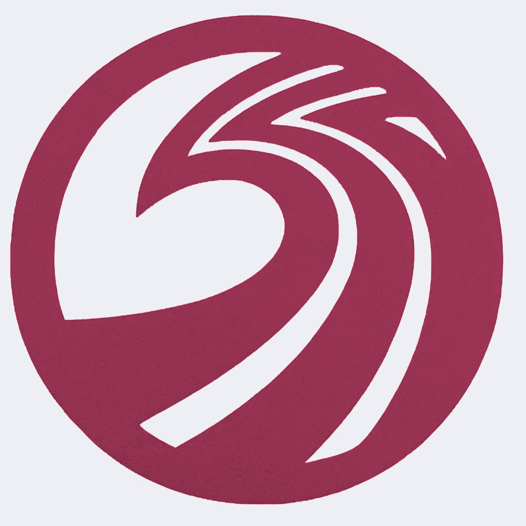 SSS - OG Wave Transfer Sticker - 3&quot; Magenta
