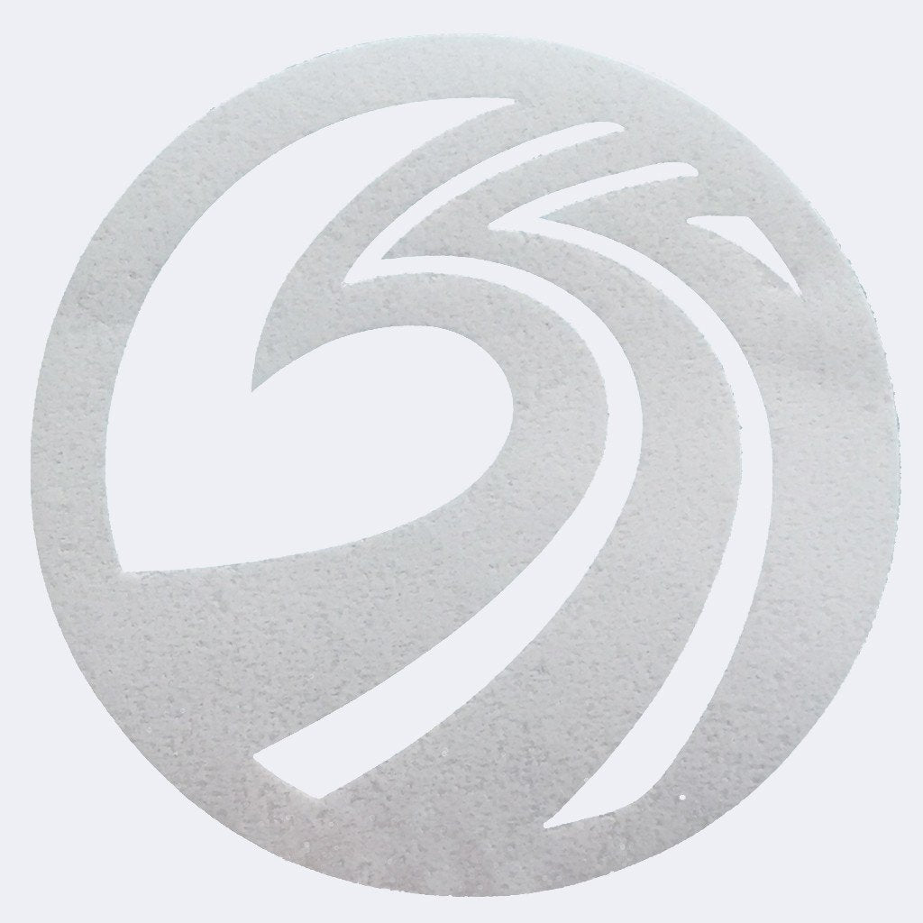 SSS - OG Wave Transfer Sticker - 4&quot; White