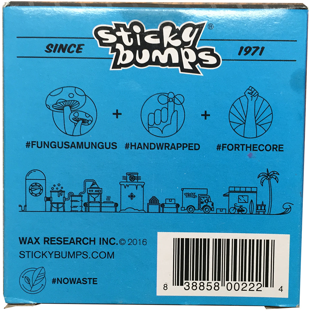 Sticky Bumps Day-Glo Surf Wax - Cool/Cold