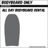 Surfboard, Bodyboard, Skimboard & Stand-Up Paddleboard Rentals