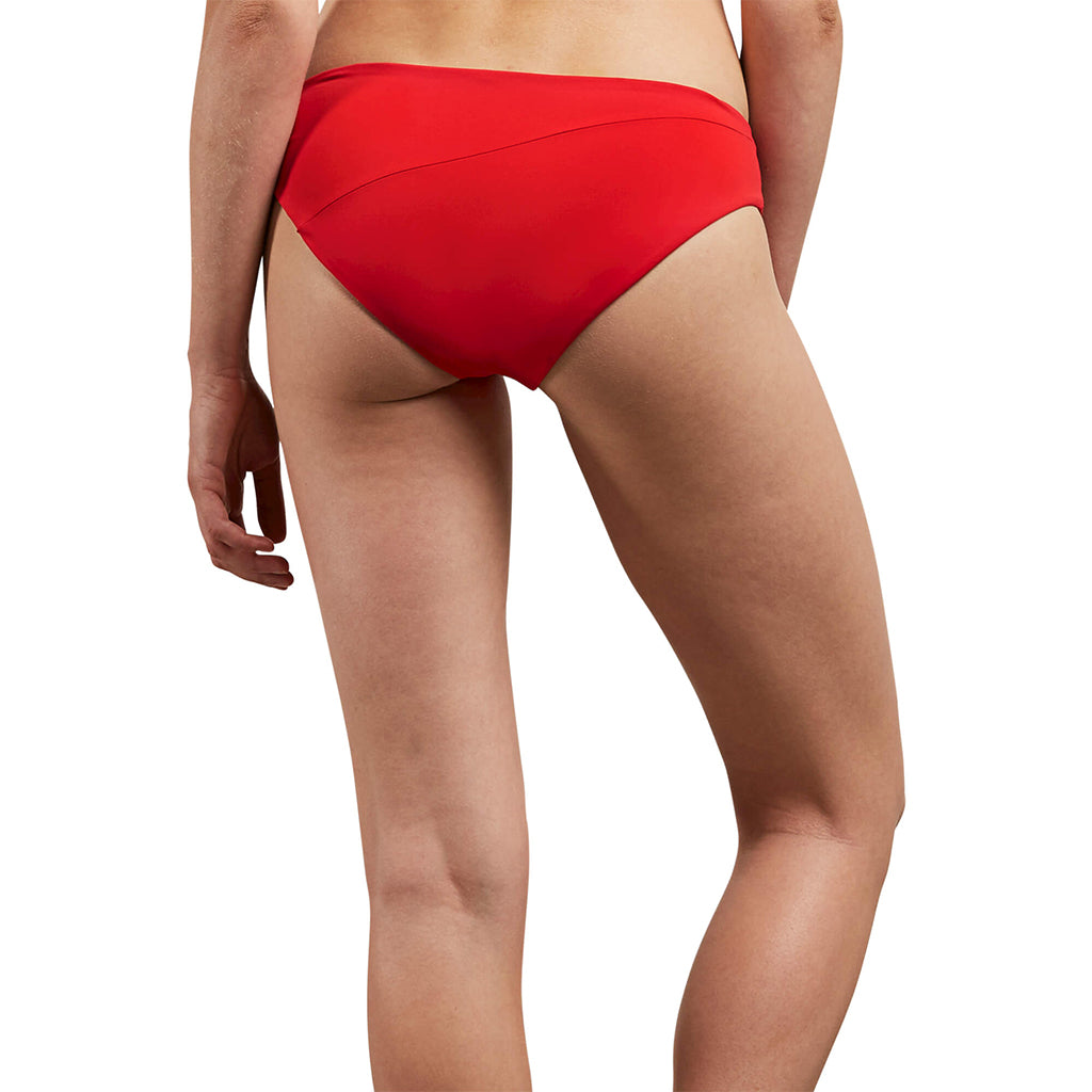 Volcom Womens Simply Seamless Modest Bottom - True Red