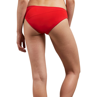 Volcom Womens Simply Seamless Modest Bottom - True Red