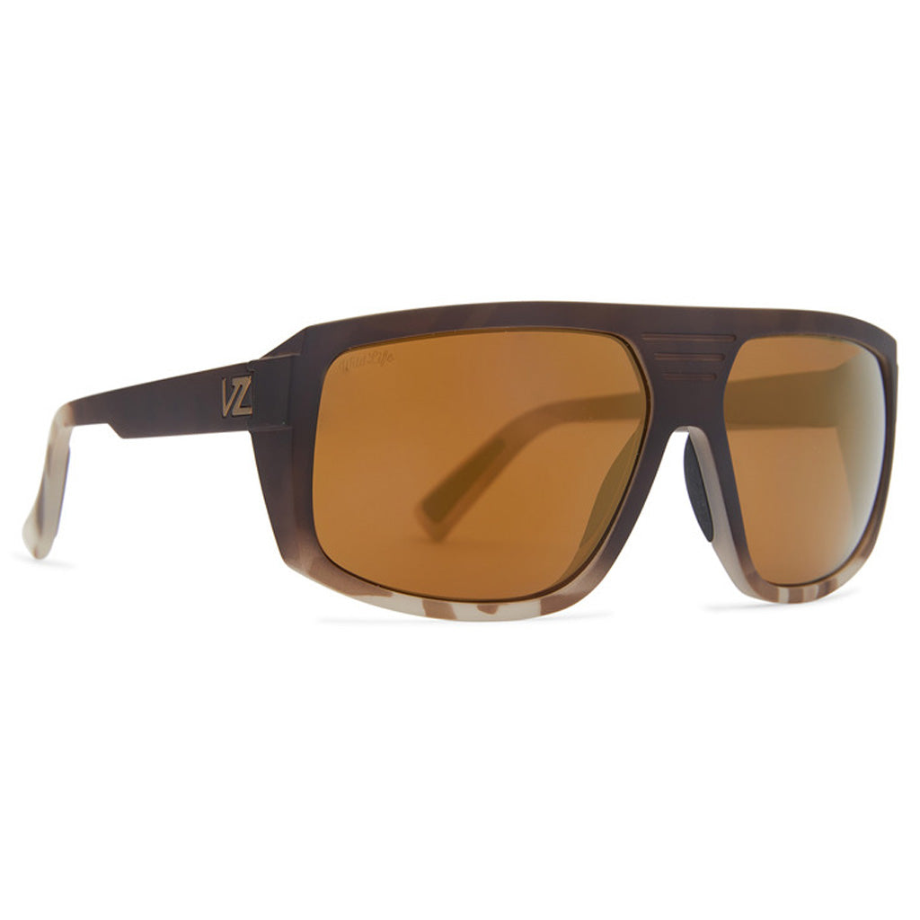 Von Zipper Quazzi Sunglasses - Leopardshark/Bronze Polarized